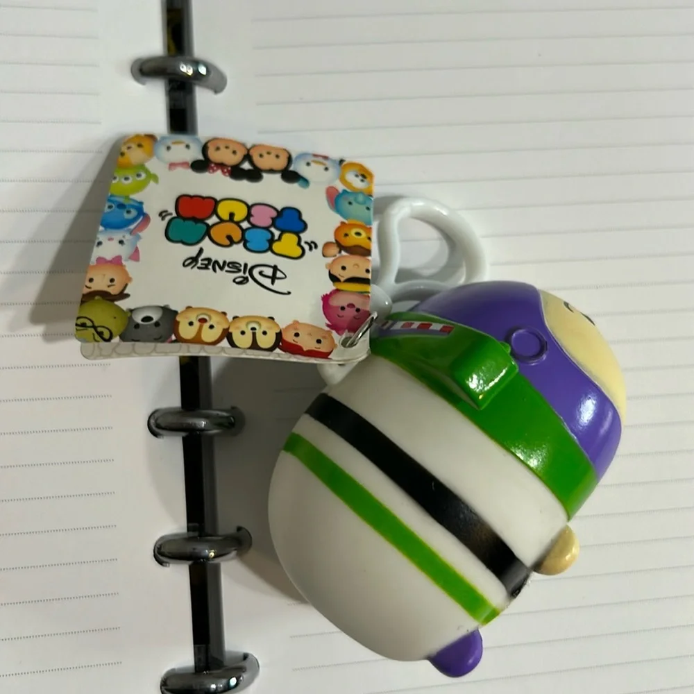 Disney‎ Tsum Tsum - Toy Story Buzz Lightyear Squeezable Scent Keychain Clip NWT